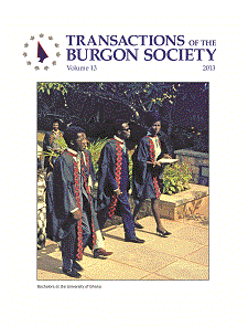 Transactions of the Burgon Society Volume 13 (2013)